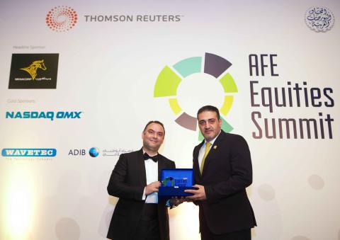 Al Ramz Capital awarded prestigious ‘Best Brokerage House - Abu Dhabi 2013’ by Arab Federation of Exchanges
