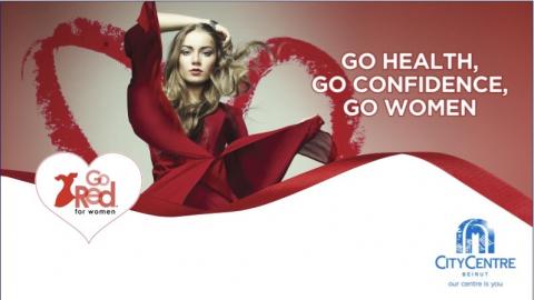 City Centre Beirut launched the “Go Red for Women” initiative