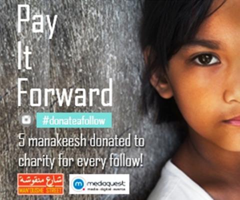 Man’oushe Street and Mediaquest launch ‘Pay it Forward’ campaign for Ramadan