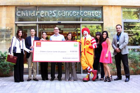 McDonald's raises 50,000,000 LL for the Children’s Cancer Center of Lebanon