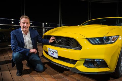 Ford Plants Flag in Middle East & Africa with Live Action Event; New Mustang Unveiled on World’s Tallest Building, Burj Khalifa