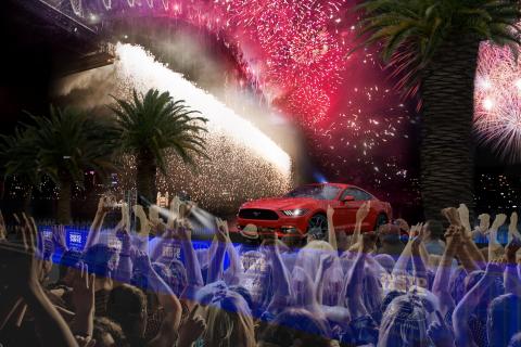 Mustang Paces Ford’s Transformation and Exciting New Line-up by Starring at Sydney New Year’s Eve