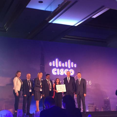 Alpha Data recognized as ‘Commercial and Marketing Partner of the Year’ at Cisco UAE Partner Summit 2016