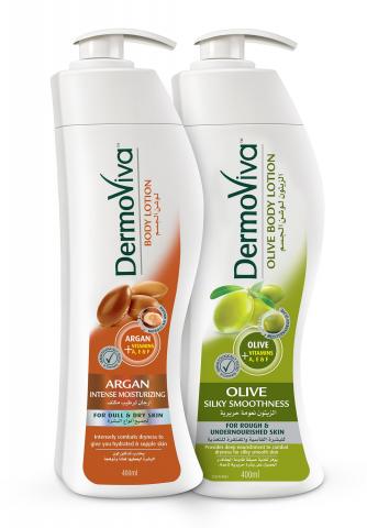 Dabur International taps moisturizing power of argan and olive oils for new DermoViva range of body lotions