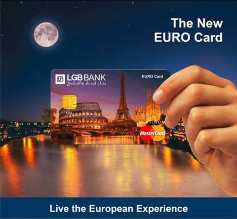With LGB BANK s.a.l,  Live a perfect European experience thanks to the Euro Card