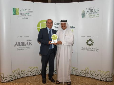 TRL and the Ministry of Municipality & Environment win ‘Green Research’ award at the Qatar Green Building Council’s Sustainability Awards 2016
