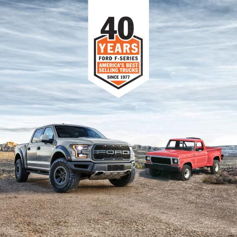 Unprecedented: Ford F-Series Achieves 40 Consecutive Years as America’s Best Selling Truck