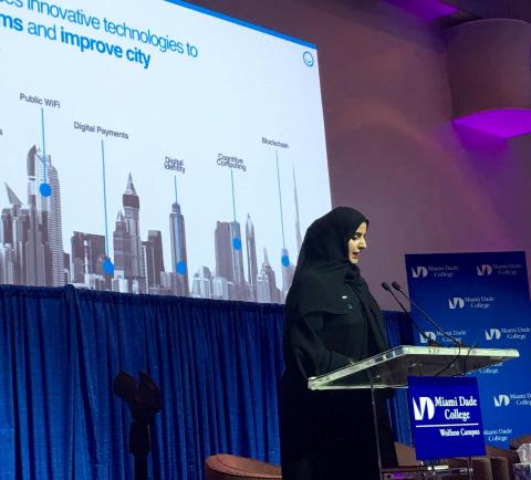 H.E Dr. Aisha Bin Bishr Represents Smart Dubai at The World Happiness Summit