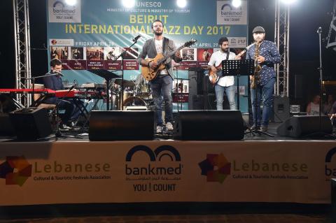 Lebanese and foreigners gather in Beirut to celebrate UNESCO International Jazz Day