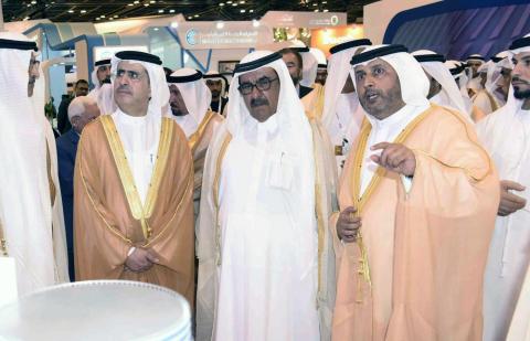 Empower highlights the latest district cooling systems to Sheikh Hamdan Bin Rashid Al Maktoum during his visit at WETEX