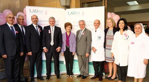 LAU Medical Center-Rizk Hospital announces the Breast Cancer awareness and Call to Action campaign