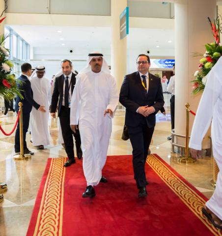 Buti Saeed Al Ghandi inaugurates International Plants Expo Middle East – IPM DUBAI 2017 & International Perishables Expo Middle East – WOP DUBAI 2017