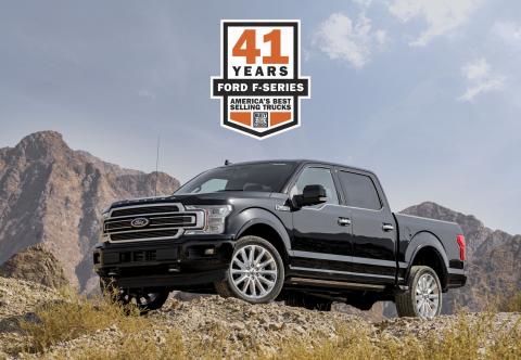 Ford Celebrates 41 Consecutive Years of Truck Leadership As F-150 Continues to Set US Sales Records