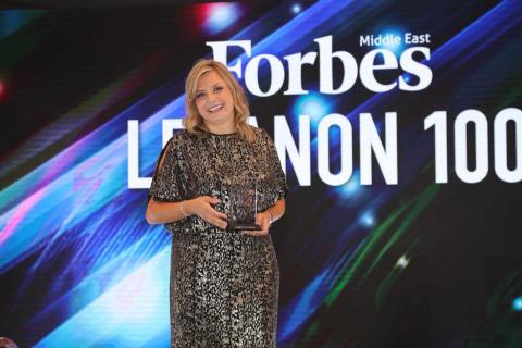 CLAUDINE AOUN ROUKOZ, FOUNDER AND CEO OF CLÉMENTINE,  HONORED AT FORBES MIDDLE EAST PRESTIGIOUS LEBANON 100 EVENT