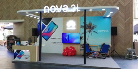 The Huawei nova 3i meets selfie lovers in Beirut Souks’ booth