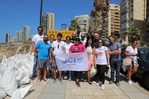 3500 volunteers clean more than 30 locations in Lebanon on World Cleanup Day Organized by JCI Lebanon