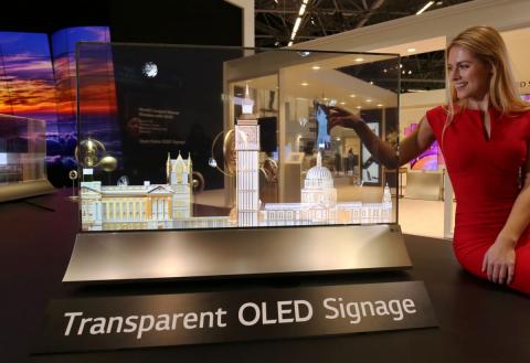 LG showcases the future of Digital Signage by unveiling its all-new Transparent OLED display at GITEX 2018