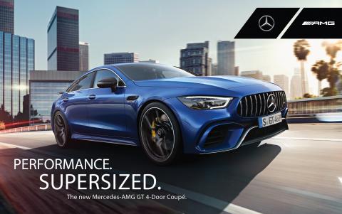 The new Mercedes-AMG GT 4-Door Coupé unveiled during a private viewing by T. Gargour & Fils