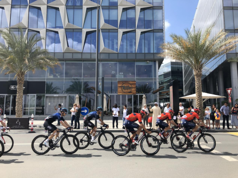 Hundreds of Cyclists Race Through Dubai’s Design District