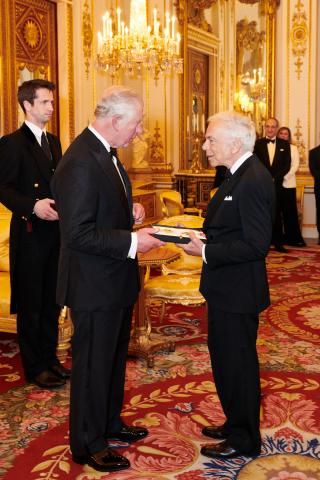 Ralph Lauren Presented with an Honorary UK Knighthood