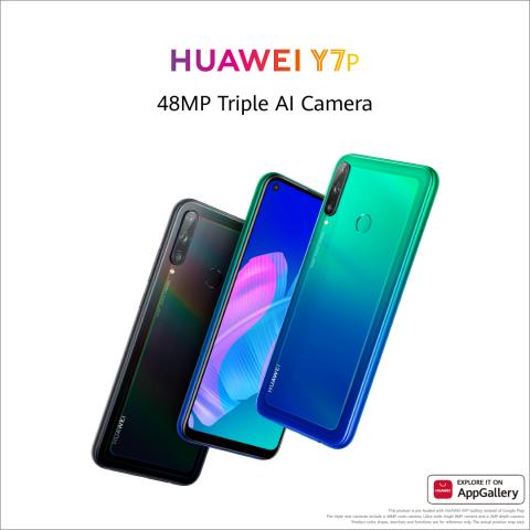 48MP AI Triple Camera, a trendy design and a solid performance:  3 reasons why the HUAWEI Y7p is our favorite smartphone this season