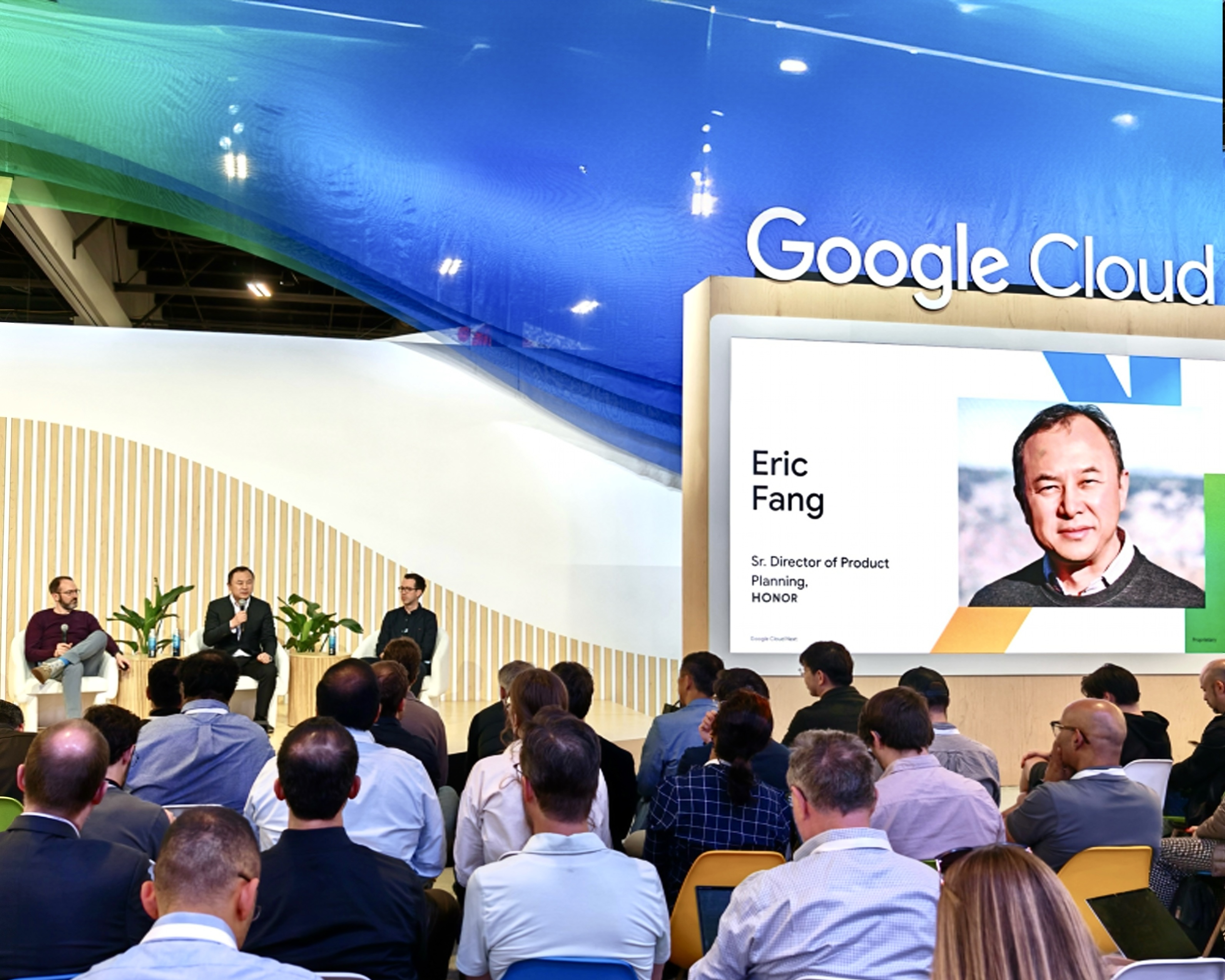 Eric Fang, Senior Director of Product Planning, HONOR, at a panel discussion Google Cloud Next 2025