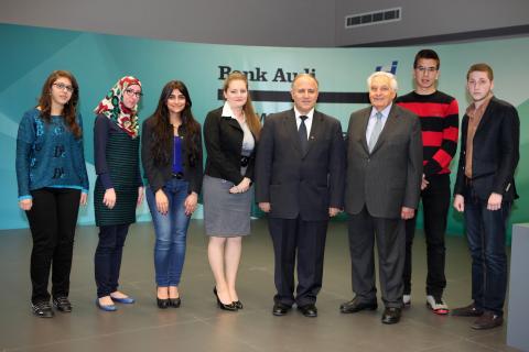 Bank Audi Finances Tuition Fees of 7 USJ Students