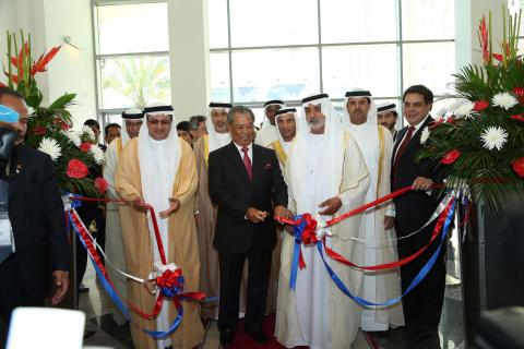 H.H. Sheikh Nahyan Bin Mubarak Al Nahyan Inaugurates GETEX Spring 2014