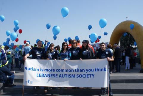 Hilton Beirut Habtoor Grand Lights It Up Blue for Autism