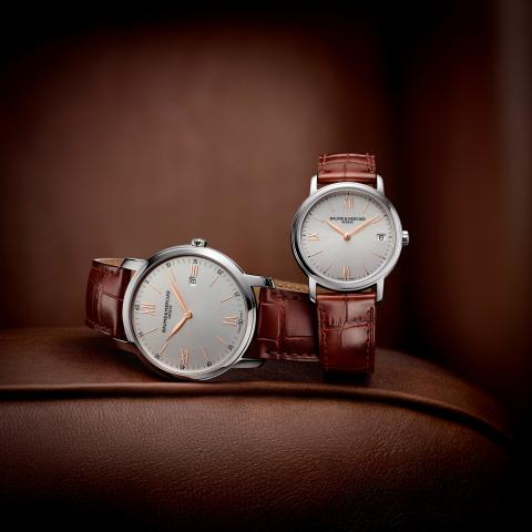 Make a wedding even more special with the timeless perfection of Baume &Mercier timepieces
