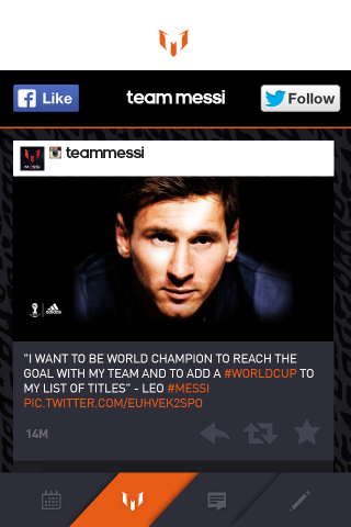 Vamos Leo: all there is to know about Messi  live from the 2014 FIFA World Cup Brazil™