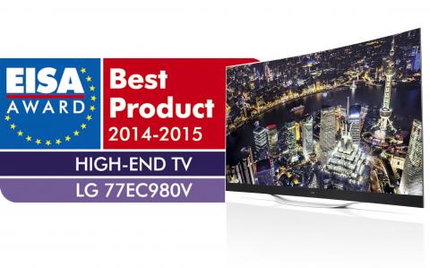 LG OLED TV HONORED FOR THIRD CONSECUTIVE YEAR AT EUROPE’S EISA AWARDS