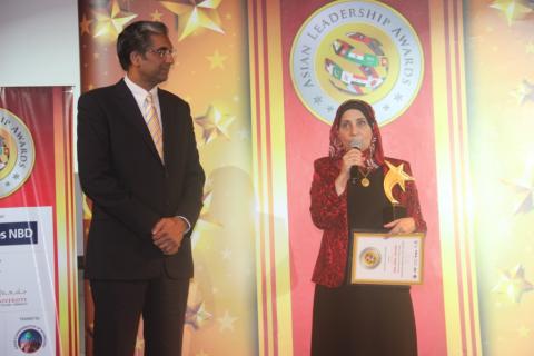 HBMSU Dean receives education leadership award at Asian Leadership Awards