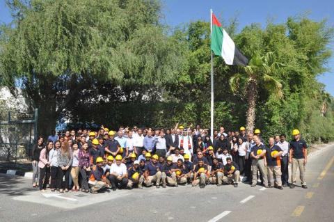 Gulf Extrusions celebrates UAE Flag Day with ceremonial flag raising activity at Dubai headquarters