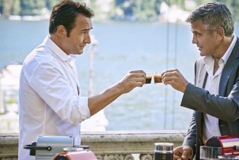 Brand Ambassador George Clooney joined by French actor and Academy Award winner, Jean Dujardin in the  Latest Nespresso ‘What Else?’ campaign