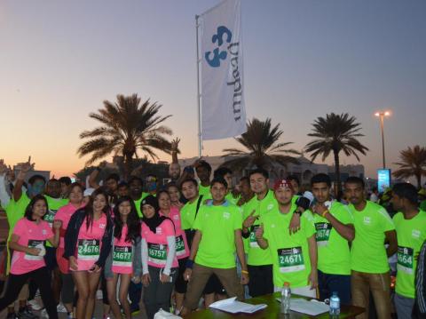 Imdaad employees join premier 2015 Standard Chartered Dubai Marathon