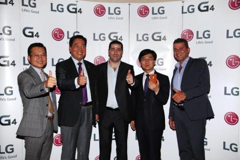 LG Electronics unveils its new flagship G4 Smartphone in an exclusive event for mobile phone distributors