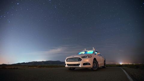 No Lights? No Problem! Ford Fusion Autonomous Research Vehicles Use LiDAR Sensor Technology to See in the Dark