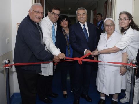 Alfa Inaugurates Graphic Arts Rehabilitation of Psychiatry Ward at Hotel Dieu Hospital Hayek: Human Beings are at the Center of Everything We Do