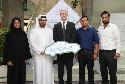 DEWA delivers three electric cars to winners of Smart Services campaign