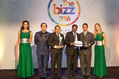 Dhofar Global conferred The BIZZ 2016 business award by WORLDCOB for business excellence