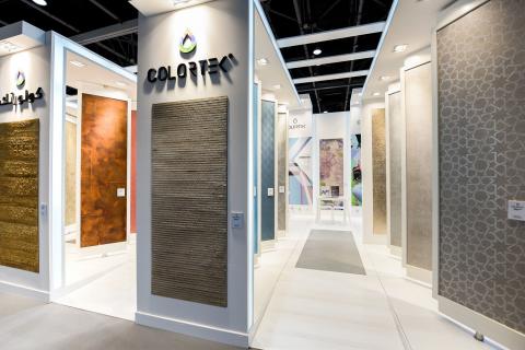 COLORTEK exploits its line of products in INDEX, Dubai
