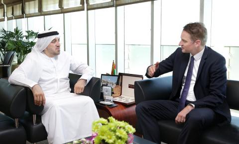 Al Shehhi discusses stronger business ties between UAE & Germany with CEO of AHK
