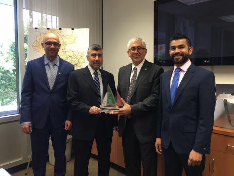 Delegation from Dubai Supreme Council of Energy and RTA visits Los Angeles Bureau of Street Lighting
