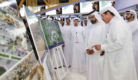 H.H. Sheikh Mohammed bin Rashid Al Maktoum visits FCW stand at Cityscape Global 2016