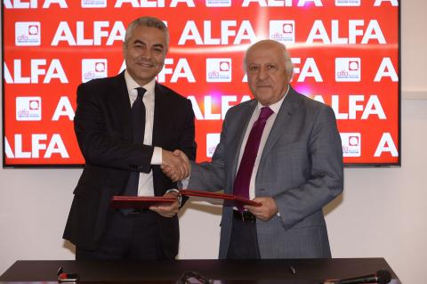 Alfa and Al Riyadi Club sign sponsorship deal for the men's basketball team participation  in FIBA Asia Champions Cup in China