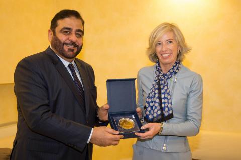 HBMSU Chancellor makes history as first Arab figure to participate in higher education conference in Italy