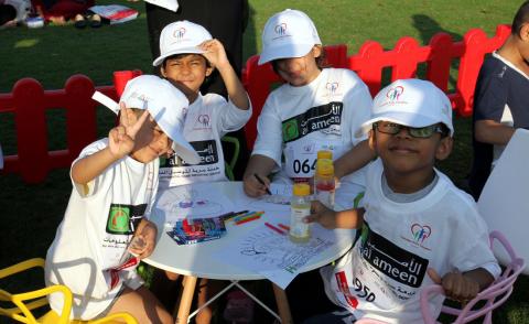Ministry of Health and Prevention participates at Emirates Marathon for Kids