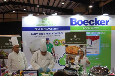 Boecker® participates in the Cooking Festival 2016 As the safety and hygiene reference in the Middle East