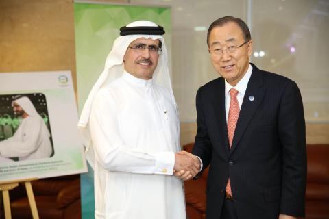 SECRETARY-GENERAL OF UNITED NATIONS COMMENDS INSIGHTFUL VISION OF HH SHEIKH MOHAMMED BIN RASHID AL MAKTOUM FOR SUPPORTING SUSTAINABLE DEVELOPMENT AND LAUNCHING WORLD GREEN ECONOMY ORGANISATION (WGEO)